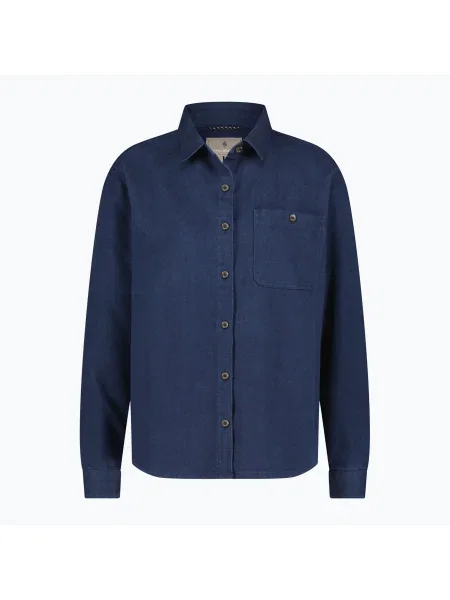 Tricou pentru femei Royal Robbins Clouds Rest Hemp deep blue htr albastru