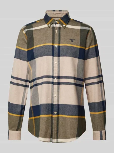 Barbour Koszula Iceloch Tailored Fit zielony