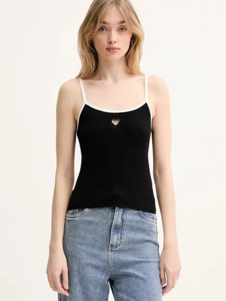 Tricou From Future de lână negru