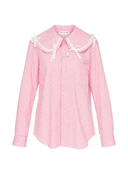 Koszula dziecięca Comme Des Garcons Girl różowa