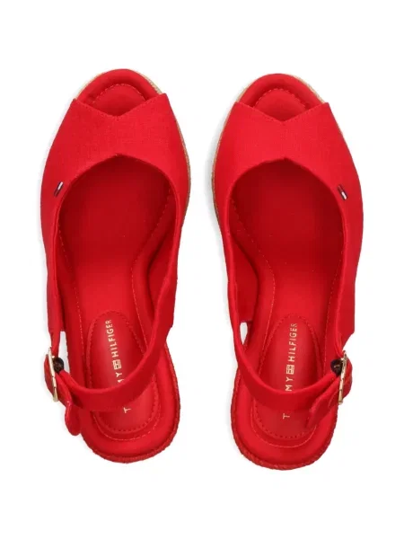 Espadrile Tommy Hilfiger slingback roșu