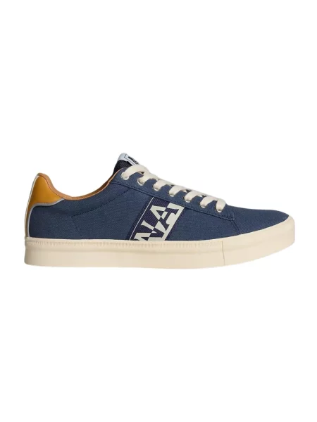 Sneakersy Napapijri casual płócienne niebieskie