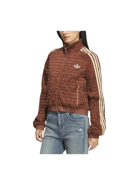 Top sportowy Adidas do biegania brązowy