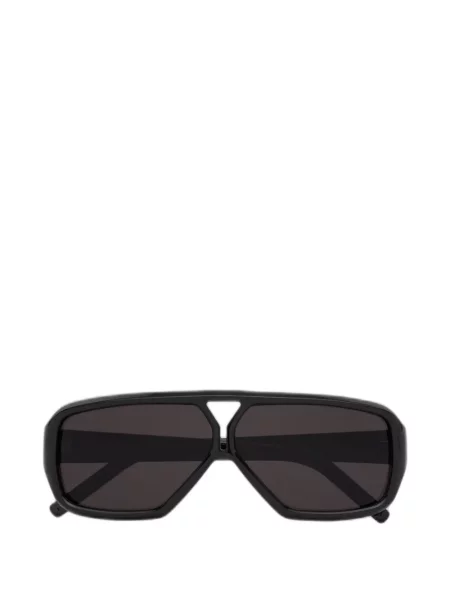 Ochelari de soare Saint Laurent Eyewear cu autograf negru