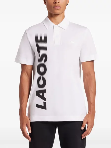 Polo Lacoste alb