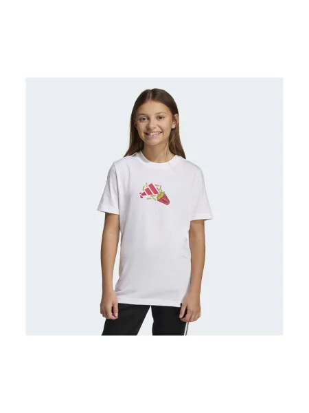 Tricou copii Adidas alb