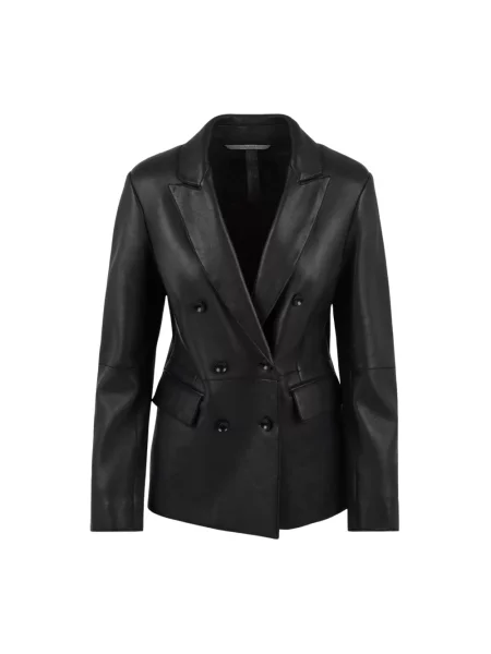 Marynarka The Jackie Leathers skórzana czarna