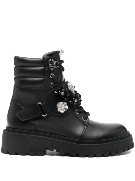 Боти Liu Jo на цветя черно