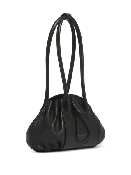 Geantă shopper Marni din piele negru