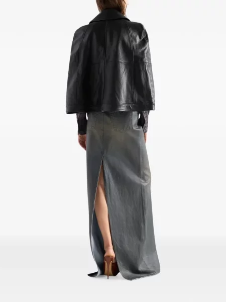 Fustă din denim 7 For All Mankind albastru