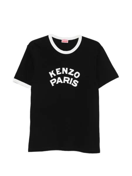 Póló Kenzo nyomtatás fekete