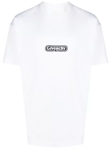 Tricou Givenchy cu imagine alb