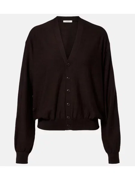 Cardigan Lemaire de lână maro
