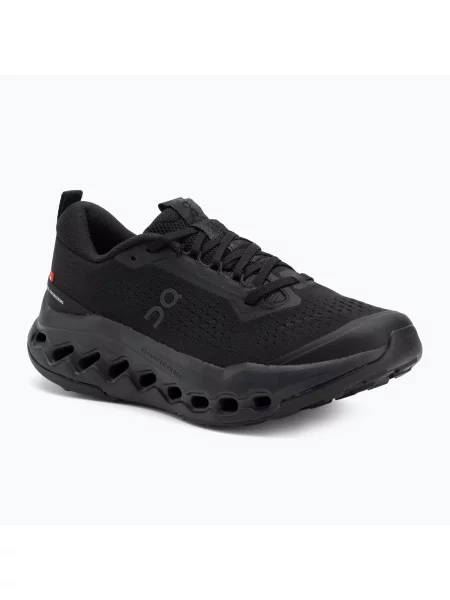 Дамски обувки за бягане On Cloudsurfer Trail 2 black/black черно