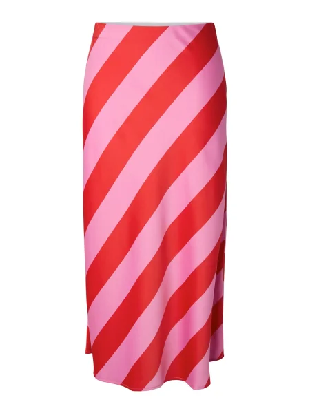 YAS Fustă YASPELLA mov lavandă roșu