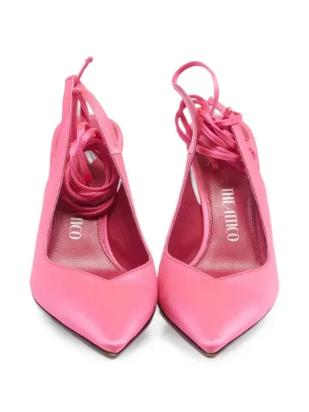 Pantofi cu toc The Attico plic roz