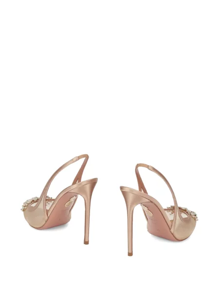 Pantofi cu toc Aquazzura de cristal alb