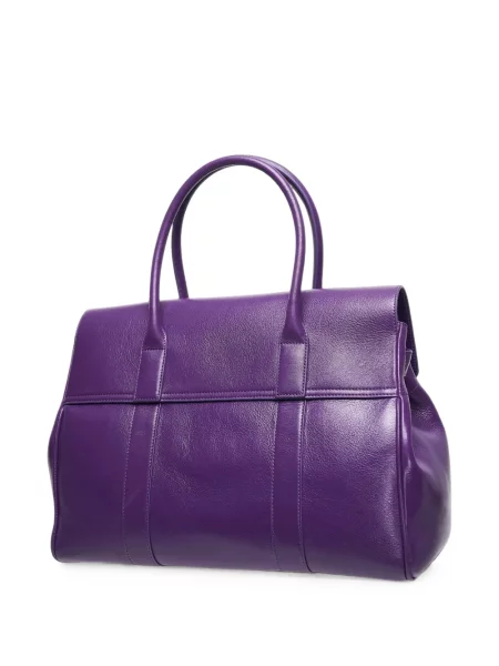Geantă shopper Mulberry din piele violet