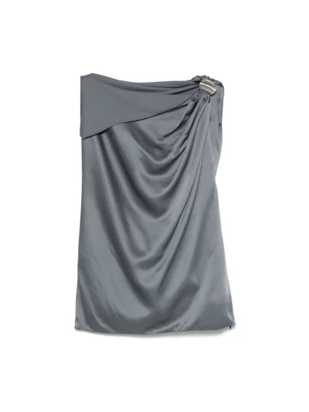 Top Lanvin asymetryczny szary