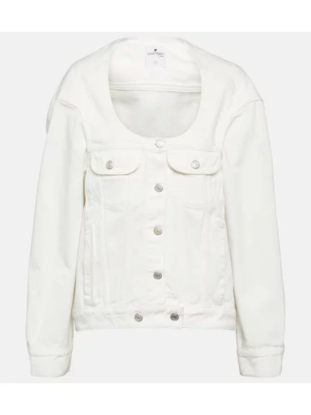 Geacă de blugi Courreges alb