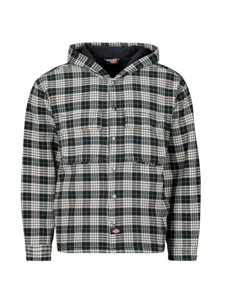 Cămașă Dickies cu glugă de flanelă negru
