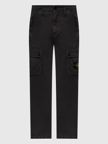 Карго з патчем логотипа Stone Island сірі