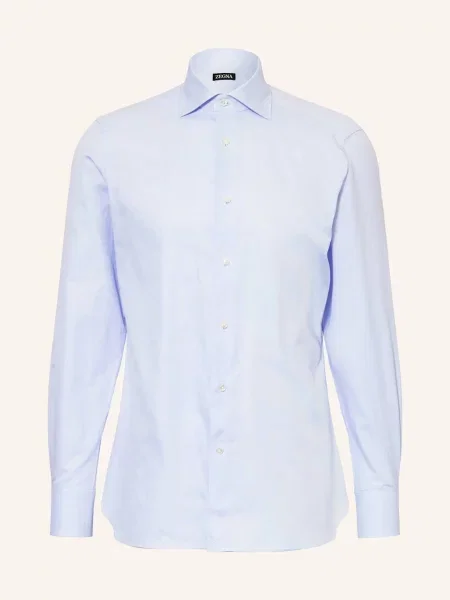 Zegna Košile Slim Fit tmavě modrá
