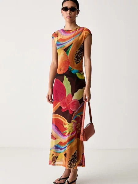 Never Fully Dressed rochie de vară portocaliu