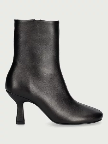 Souliers Martinez bokacsizma tűsarkú női bőr TALIN fekete