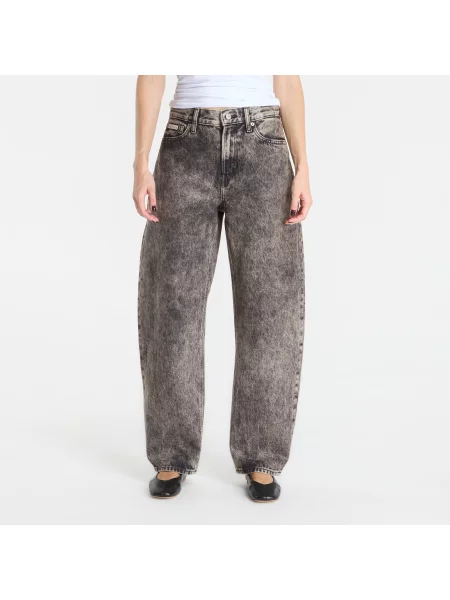 Blugi Calvin Klein Relaxed Barrel Jean Black Tobacco 29 negru