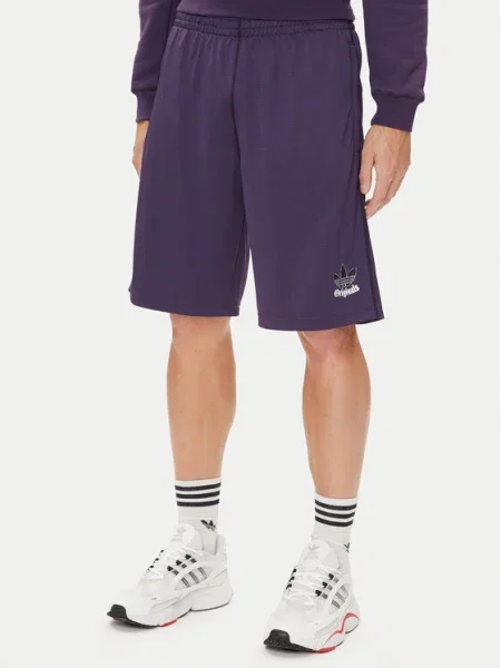 Adidas Pantaloni scurți sport Graphic Mesh violet