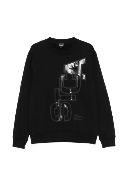 Hanorac Just Cavalli cu autograf negru