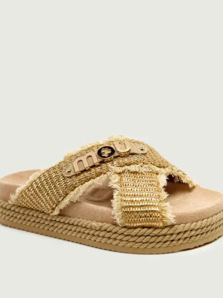 Pantofi Mou din piele bej