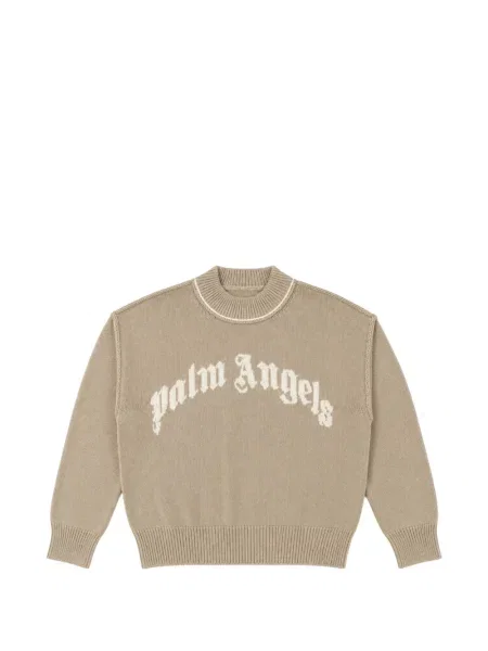Pulover copii Palm Angels maro