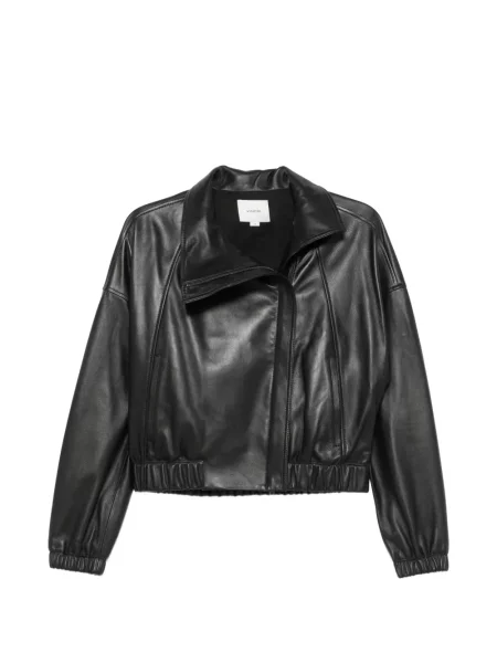 Geanta de piele Vince negru