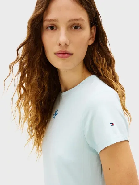 Футболка Tommy Hilfiger блакитна
