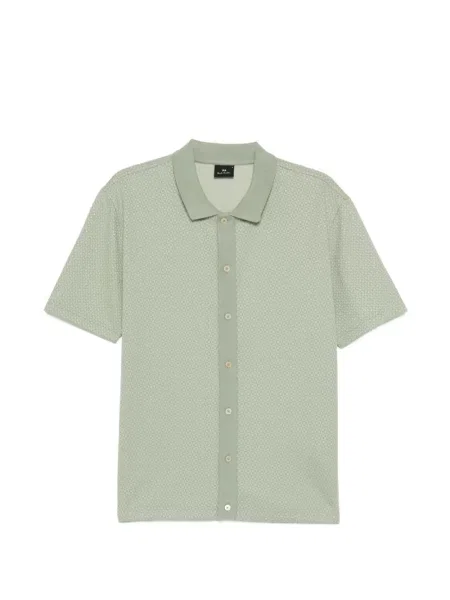 Pletená košile Ps Paul Smith zelená
