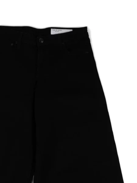 Blugi Rag & Bone cu talie joasă negru