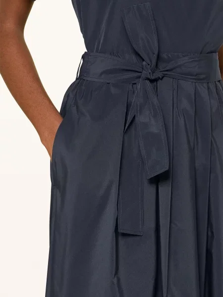 Weekend Max Mara Skládaná Sukně tmavě modrá