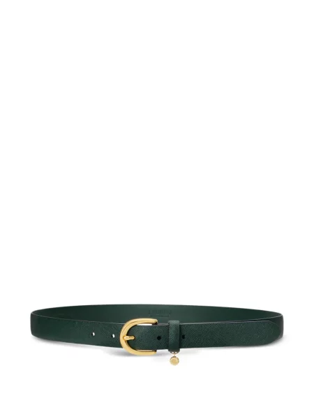 Cu centură curea Lauren Ralph Lauren din piele verde