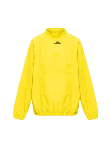 Lniana bluza Balenciaga do biegania żółta