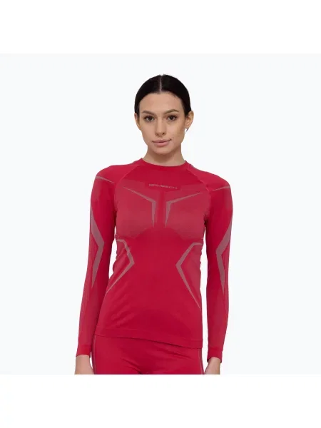 Кофта термоактивна Brubeck Dry raspberry/gray сірий