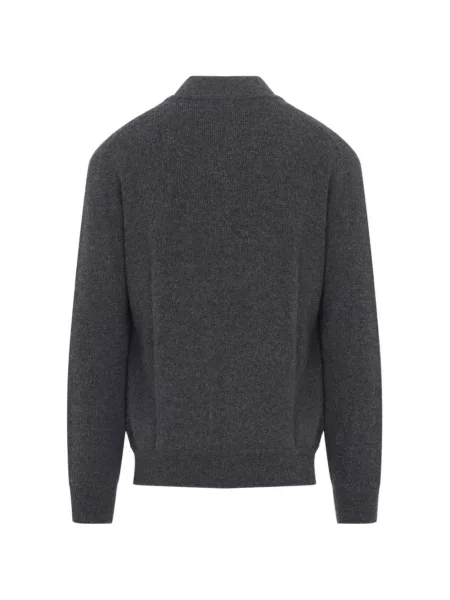 Cardigan Canali tricotate gri