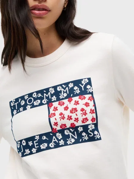 Свитшот Tommy Jeans белый