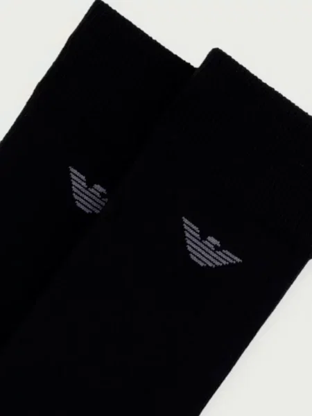 Dlhé ponožky Emporio Armani Underwear čierna