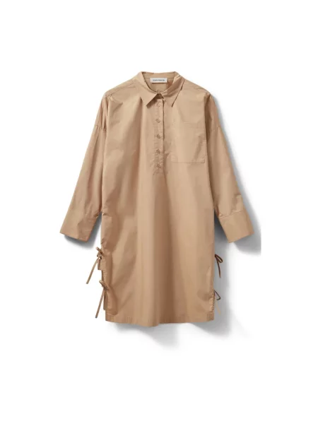 Sukienka koszulowa Sofie Schnoor casual brązowa