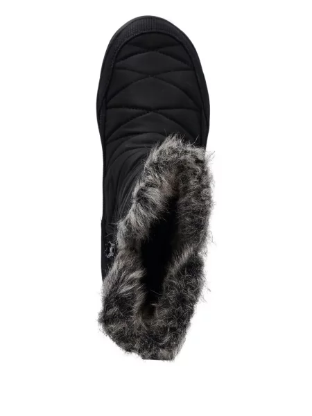 Matlasat botine Columbia cu blană negru