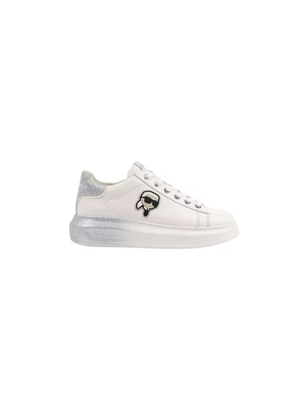 Sneakersy Karl Lagerfeld skórzane białe