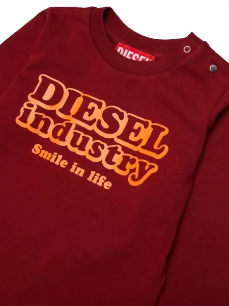 Koszulka dziecięca Diesel czerwona