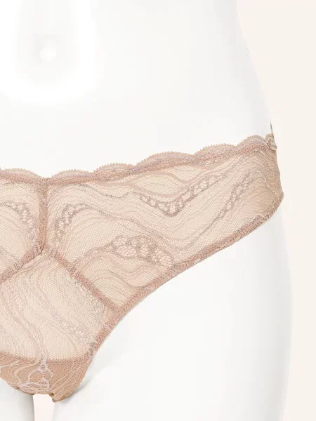 Calvin Klein Majtki Kobiety Sztuczne włókno jednolity M beżowy